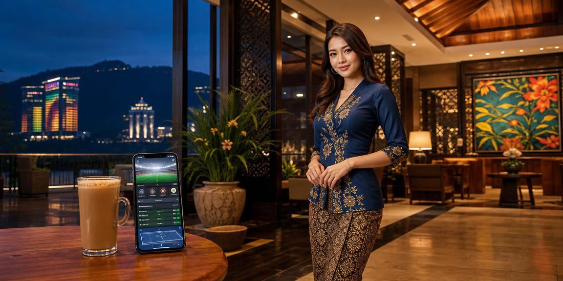 Pemain menikmati kasino mudah alih di Genting Highlands melalui telefon pintar
