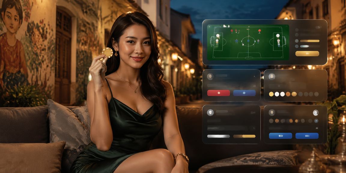 Suasana permainan kasino dan roulette yang meriah di Pulau Pinang Malaysia